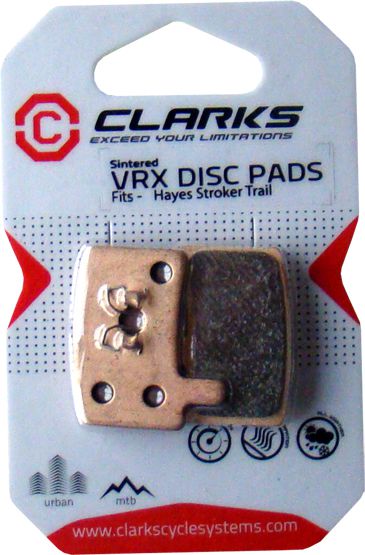 Clarks Okładziny hamulcowe HAYES (Stroker Trail) metaliczne spiekane