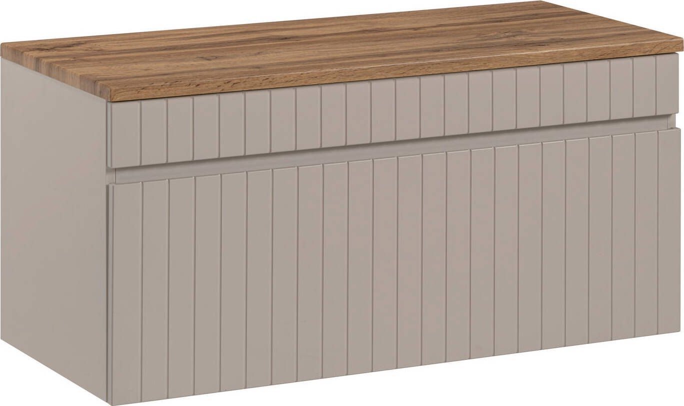 Comad Szafka wisząca pod umywalkę, Iconic, 100x46x46 cm, beżowy, mat