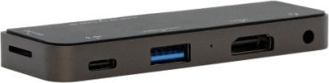 Exsys EXSYS EX-1222HM Mini stacja dokująca USB-C 5 w 1