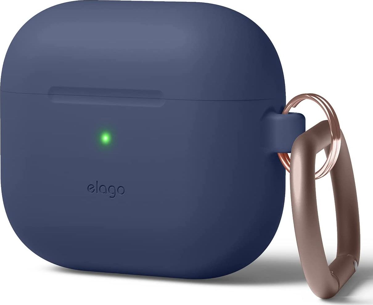 Elago Etui ochronne Hang Silicone do AirPods 3 granatowe