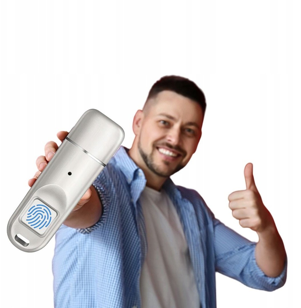 Pendrive szyfrowany 256GB, odcisk palca, fingerprint, USB3.0, AES256