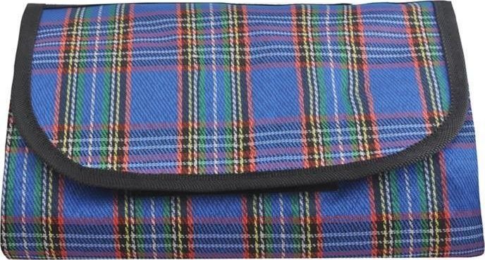 Iso Trade Mata piknikowa na ogród 145x180 basic niebieska