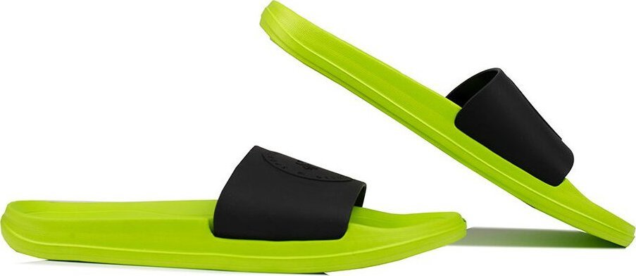 4f Klapki męskie 4F M47A zielono-czarne 4FMM00FFLIM047A 45S 45