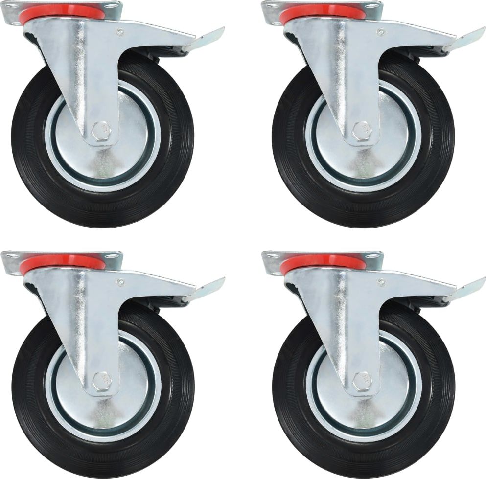 vidaXL 16 skrętnych kółek, 200 mm (278008) - 278008