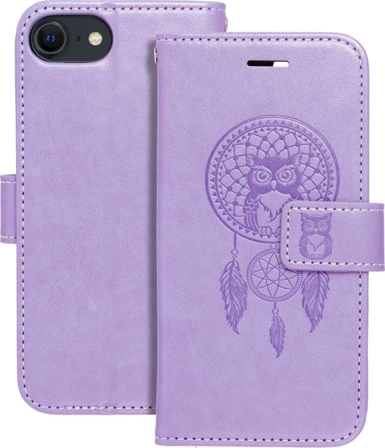 ForCell Kabura Forcell MEZZO Book do IPHONE 7 / 8 / SE 2020 / SE 2022 dreamcatcher fioletowy