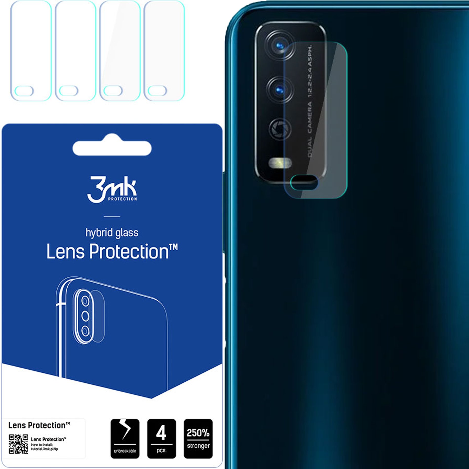 VIVO Y12S 2021 - 3MK LENS PROTECTION