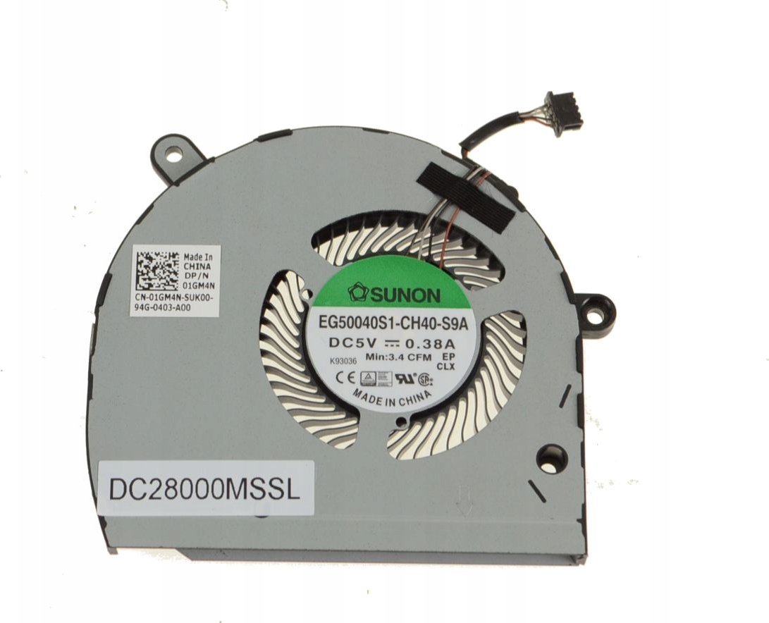 Dell CPU Cooling Fan U Type for