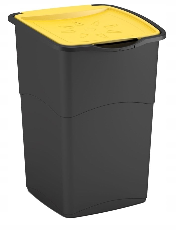 Kosz na śmieci Keter KOSZ NA ŚMIECI 'KORAL BIN' 47L /Czarny/ /Zielony
