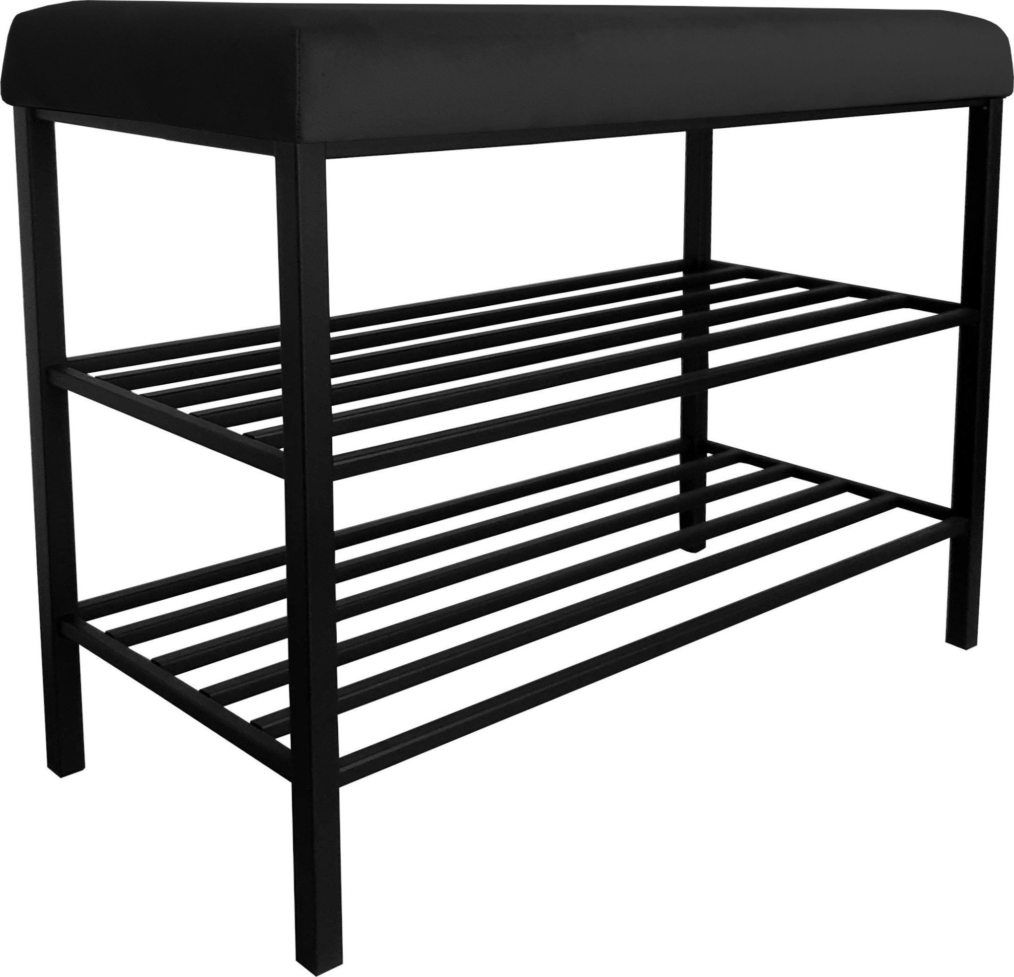 Atos Szafka na buty Regał Półka stelaż czarny MG19