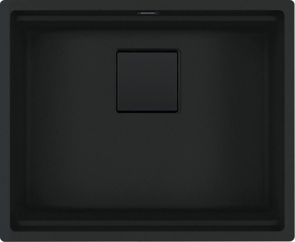 Zlewozmywak Franke Kanon KNG 110-52 Czarny mat/czarny odpływ 125.0721.150