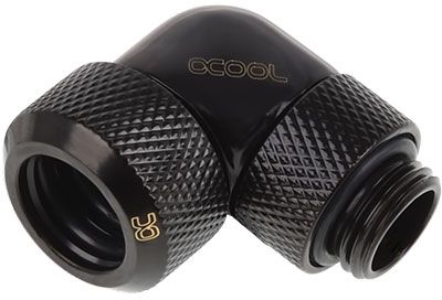 Alphacool Złączka kątowa, obrotowa, 1/4" - 13mm (17393)