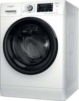 Pralka Whirlpool WHIRLPOOL Washing machine FFD 9489 BV EE, 9kg, 1400 rpm, Energy class A, Depth 63 cm, Inverter motor, Black doors