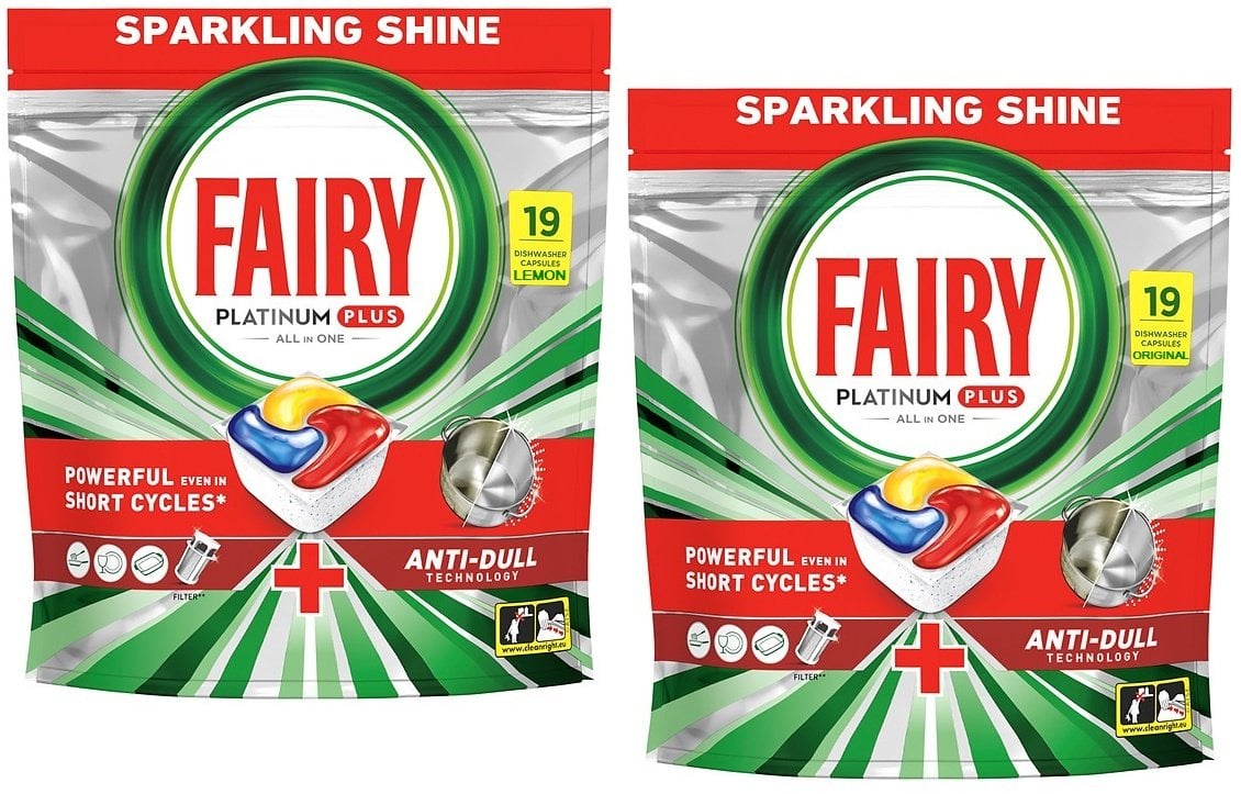 Fairy Kapsułki do zmywarki Platinium Plus Lemon (19)