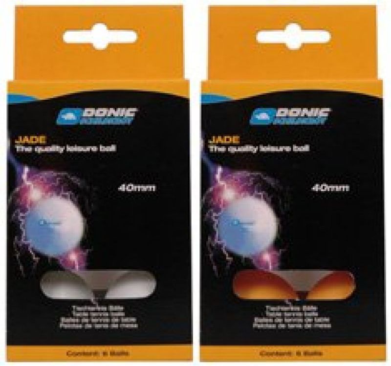 Donic Piłeczki do tenisa stołowego Jade 6 szt. białe (SSB0103-BIA)