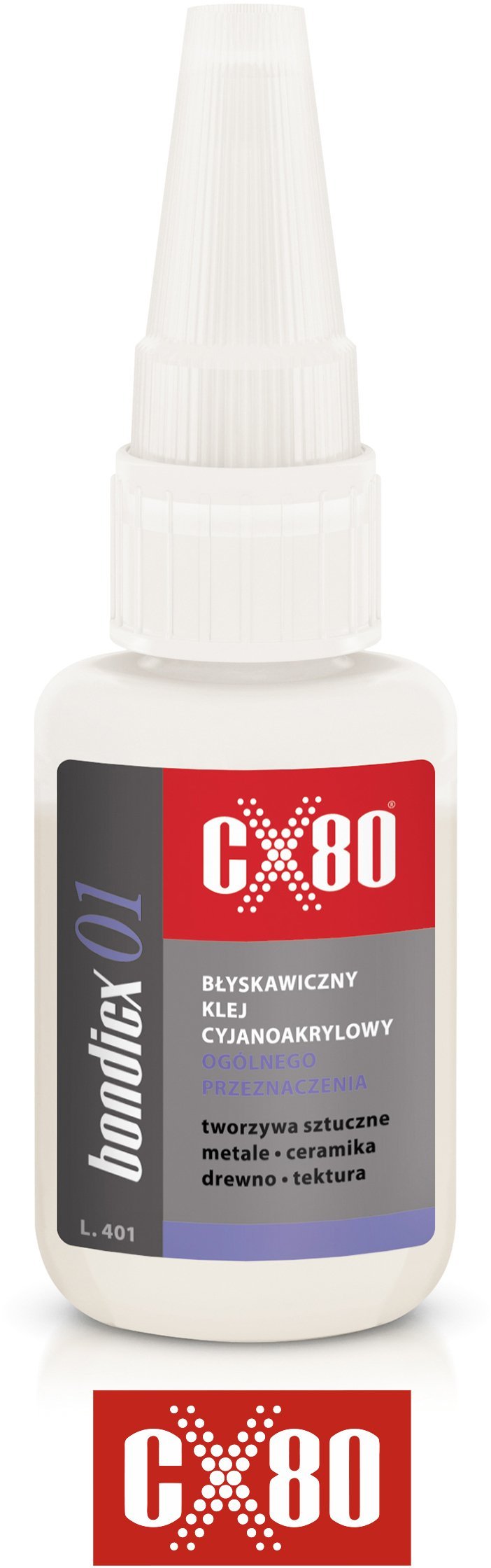 BONDICX 01 50G KLEJ CYJANOAKRYLOWY BŁYSKAWICZNY