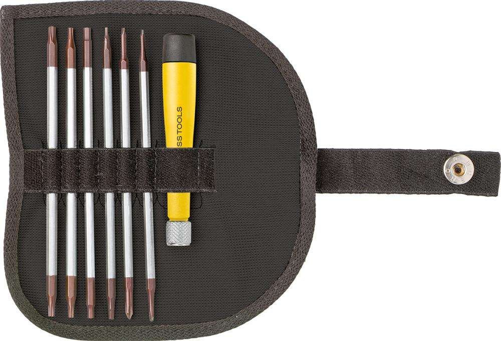 Dla elektroników zestaw wkrętaków ESD z wymiennymi trzpieniami 7-cz.PB Swiss Tools