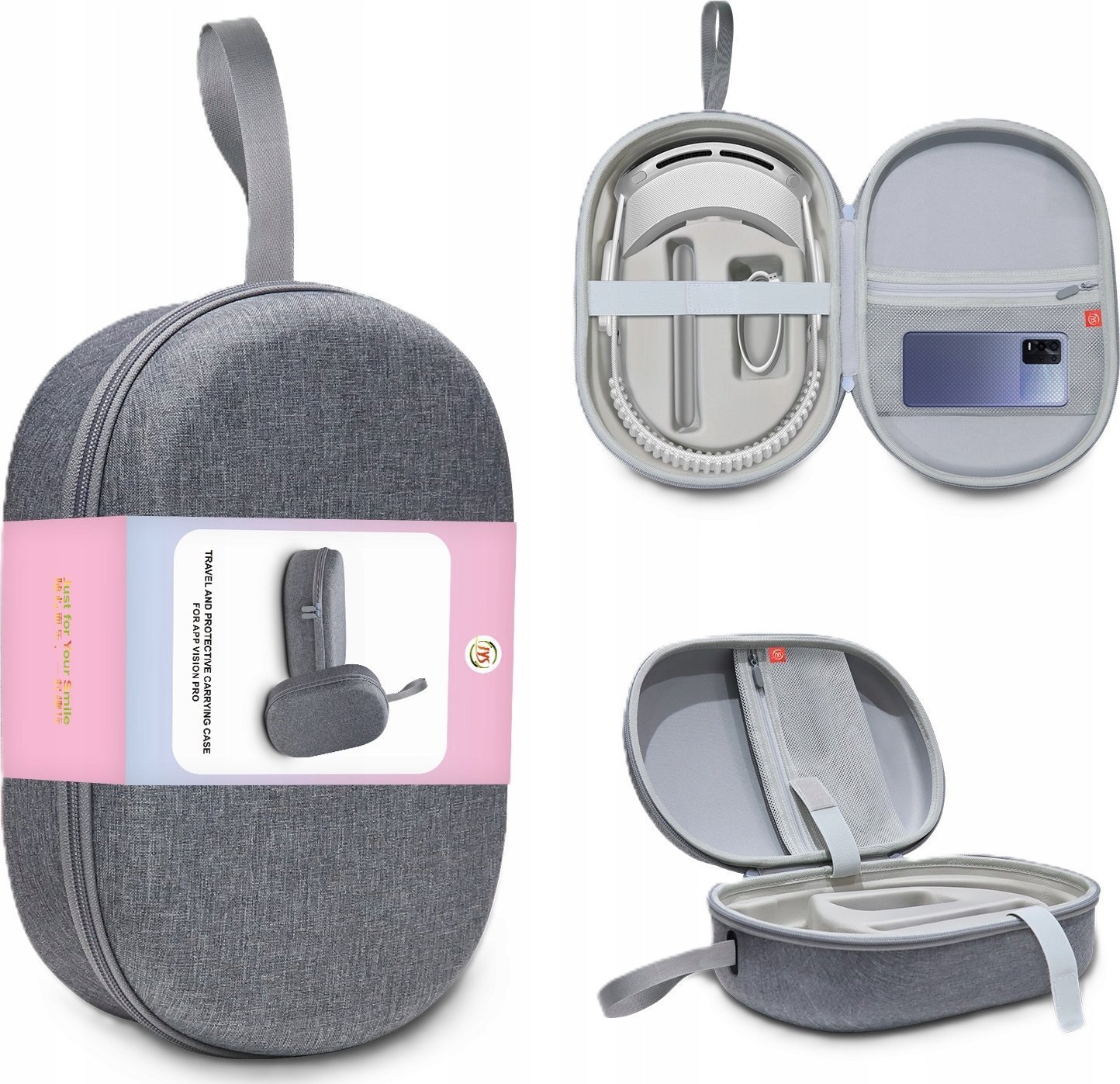 JYS Futerał Etui Pokrowiec Case Walizka Na Okulary Gogle Vr Apple Vision Pro / Jys-app001