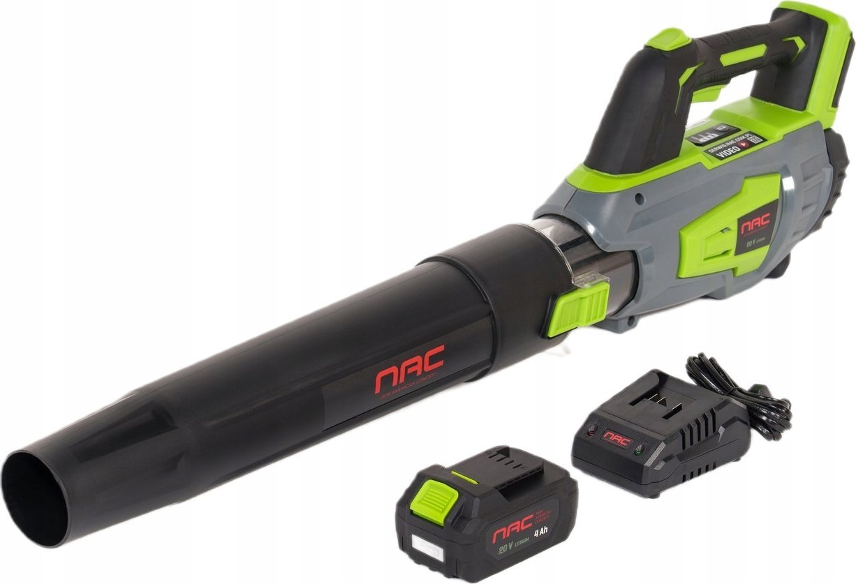 Dmuchawa do liści BB20-B40-S NAC Akumulatorowa + Akumulator 4,0 Ah + Ładowarka