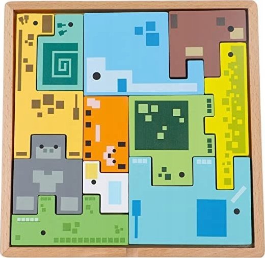 Trefl Układanka drewniana Pixel Gang