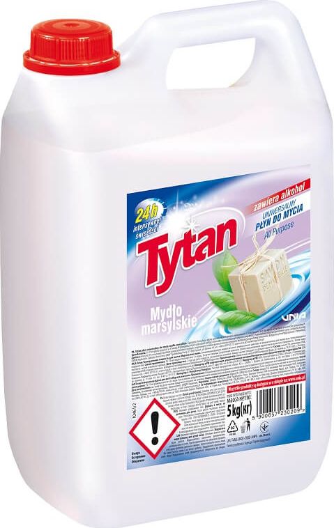 TytanUNIWERSALNY PŁYN DO MYCIA MYDŁO MARSYLSKIE 5KG Tytan