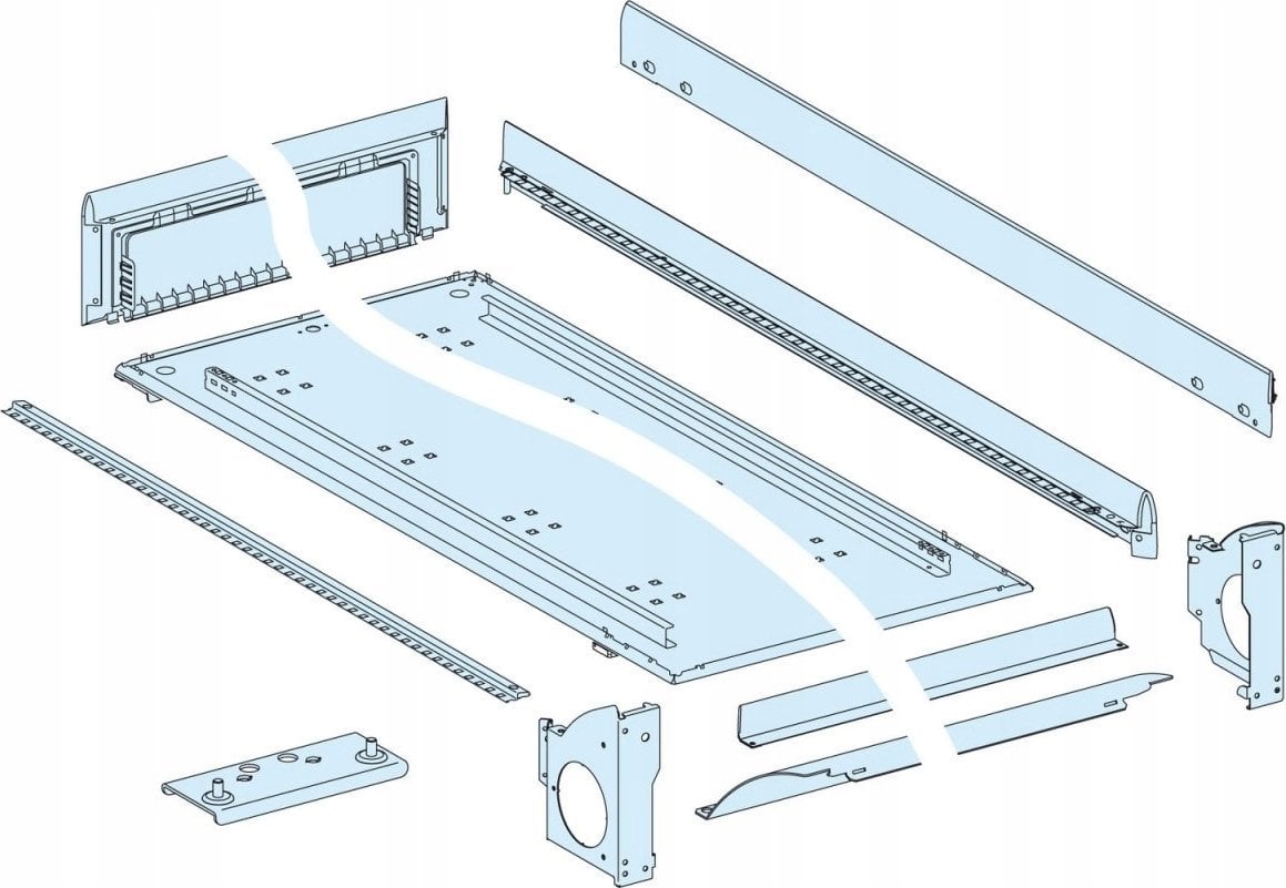 Schneider PrismaSet Obudowa przedziału kablowego 1830x300x205mm IP30 LVS08274