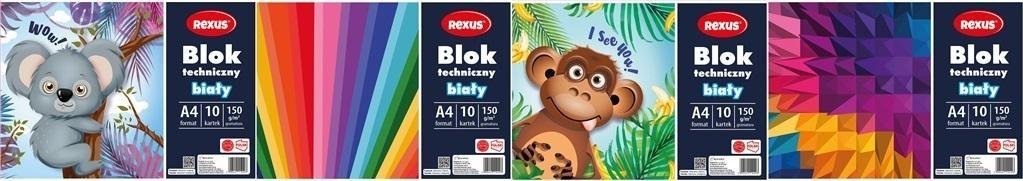 Beniamin Blok techniczny A4/10K biały