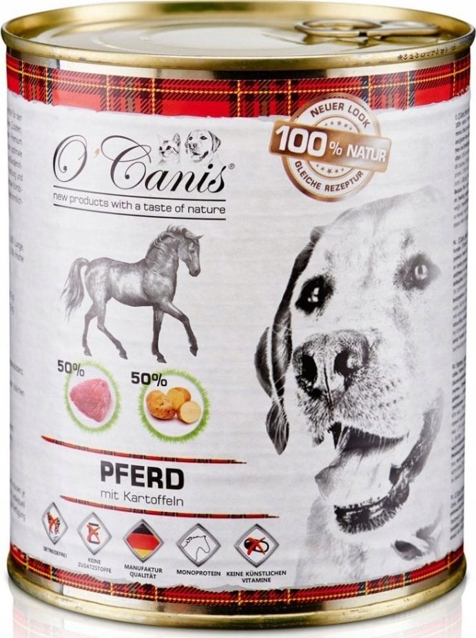O’Canis O"CANIS Konina z ziemniakami- dla psa -800g
