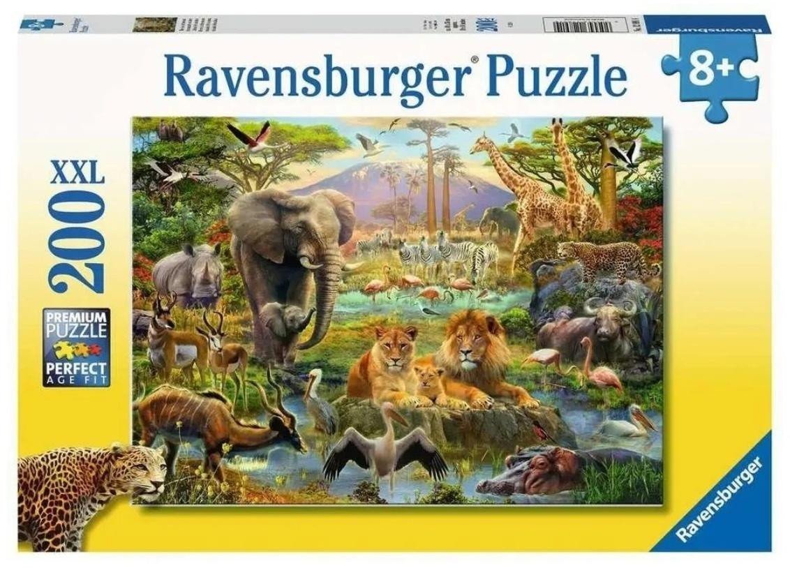 Puzzle 200 Zwierzeta sawanny XXL