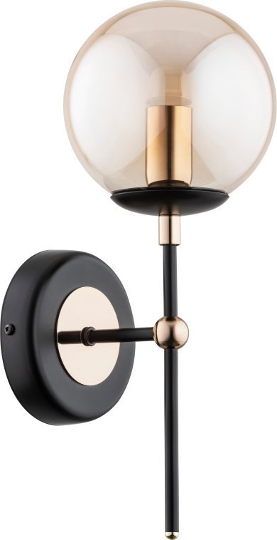 Kinkiet Alfa Itoris Czarny Kinkiet Nowoczesny Ścienny 1-Punktowy 28360 Alfa