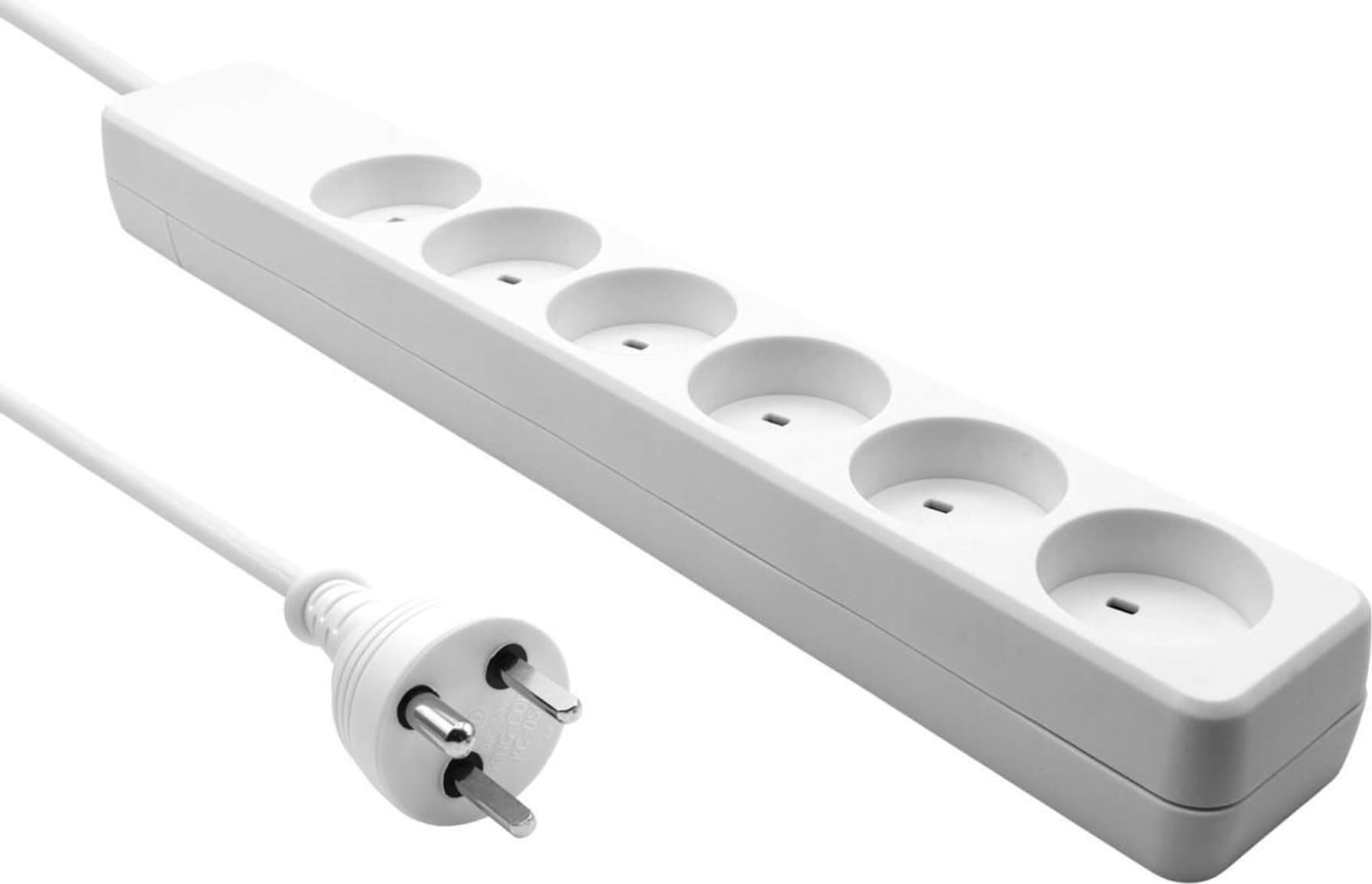 ProXtend ProXtend Danish IT Power Strip 6-way 0.5M White