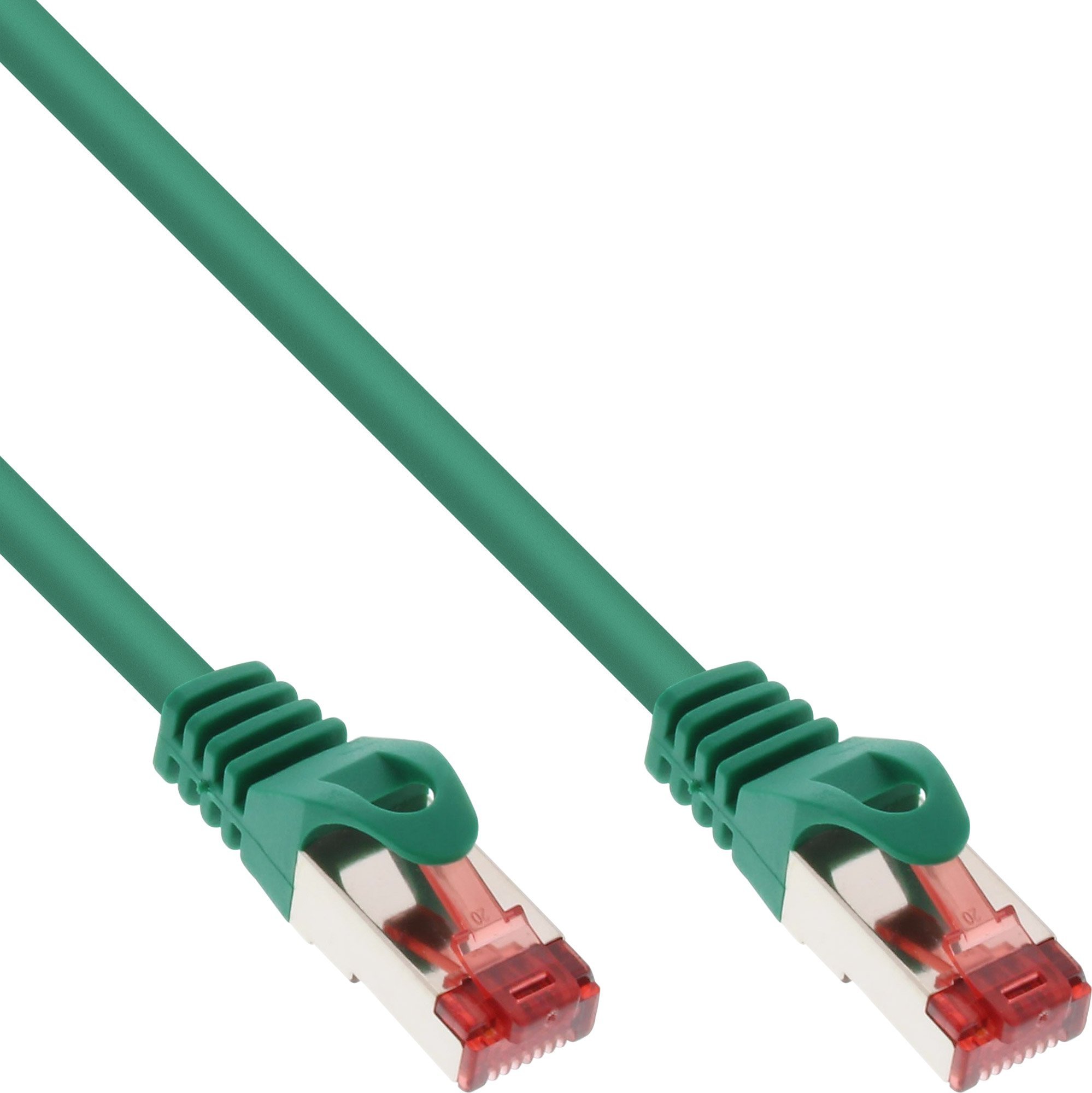 InLine 40pcs. Bulk-Pack InLine® Patch Cable S/FTP PiMF Cat.6 250MHz PVC copper green 2m