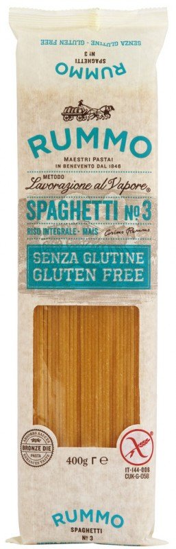 Makaron Spaghetti bezgutenowy Senza Glutine 400g - Rummo