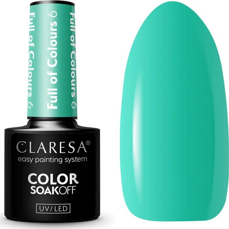 Activeshop CLARESA Lakier hybrydowy Full of colours 6 -5g