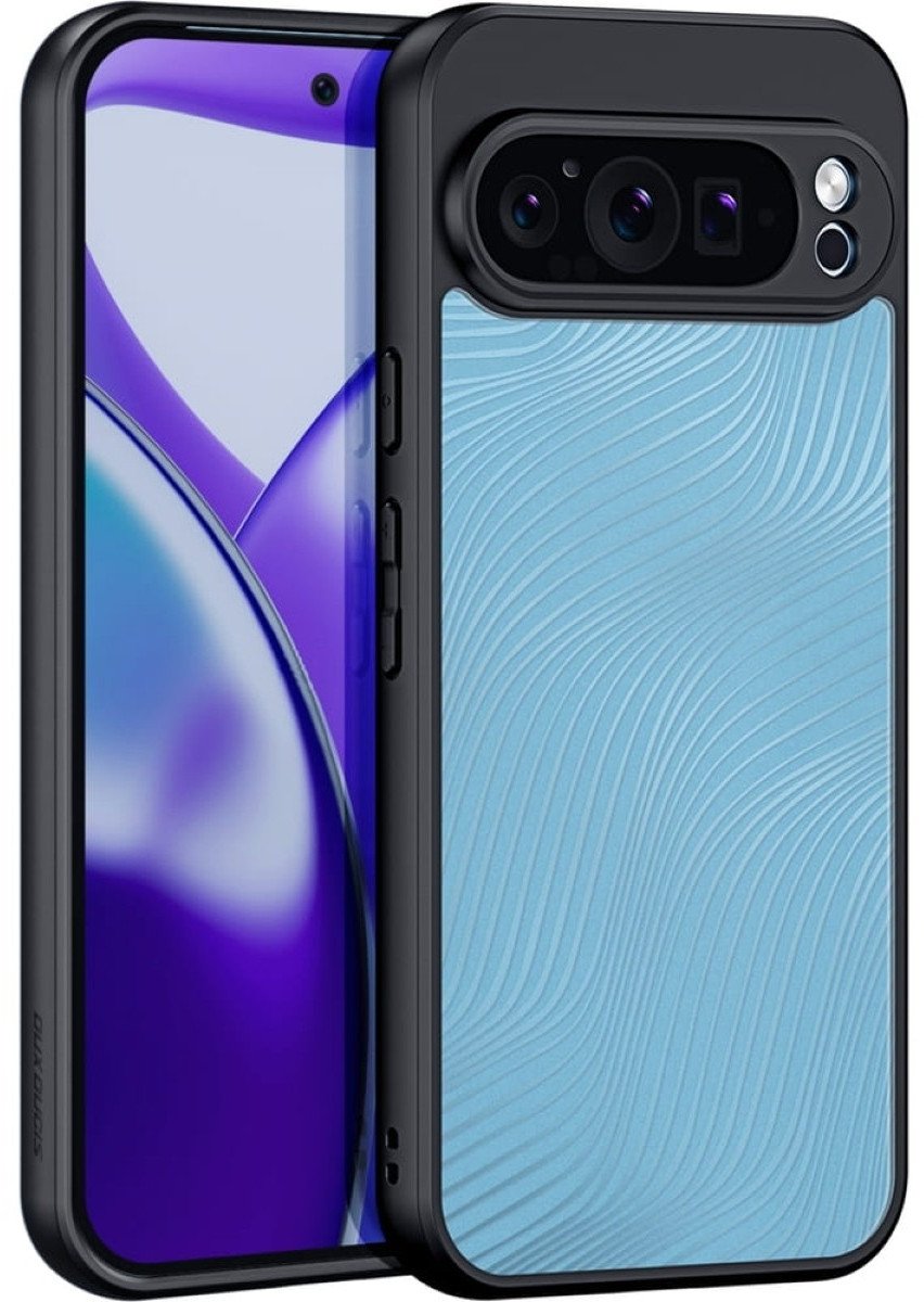 Etui DuxDucis do Google Pixel 9 Pro XL, przeźroczyste z czarną ramką