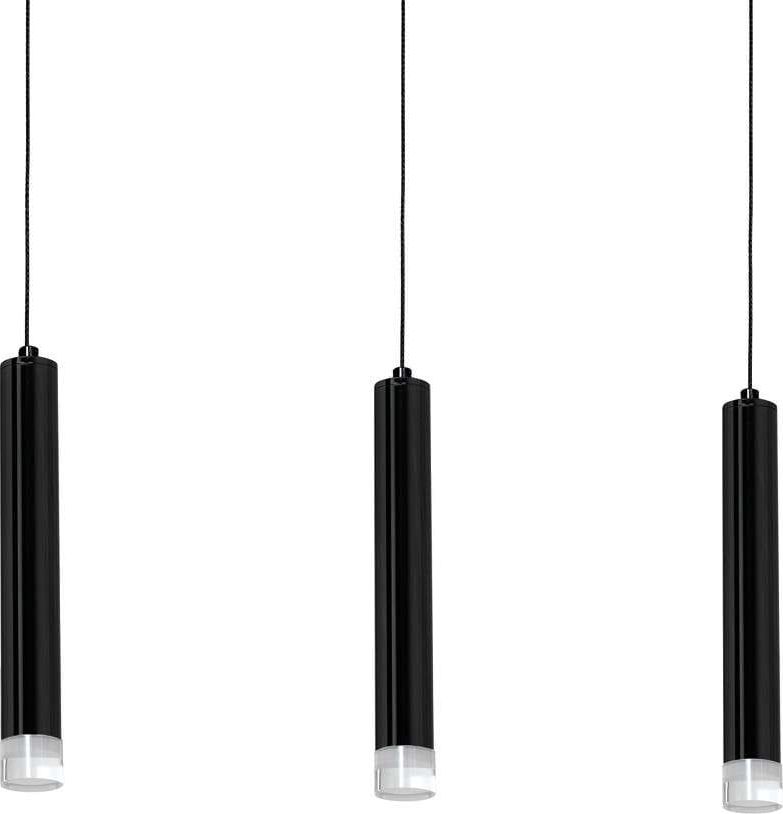 Lampa wisząca Milagro Lampa sufitowa czarna do salonu Milagro CARBON ledowa ML183