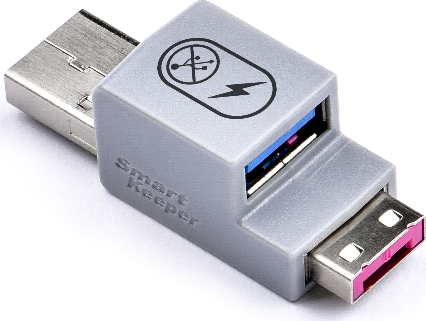 Smartkeeper SmartKeeper Basic "USB-A Port" Smart Data Blocker pink