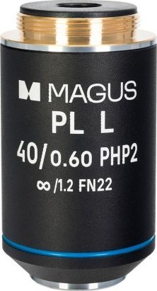 Mikroskop Magus Obiektyw MAGUS 40HP 40x/0,60 Plan L phase PHP2 / 1,2 WD 3,5 mm