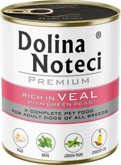 Dolina Noteci Premium cielęcina z groszkiem 800g