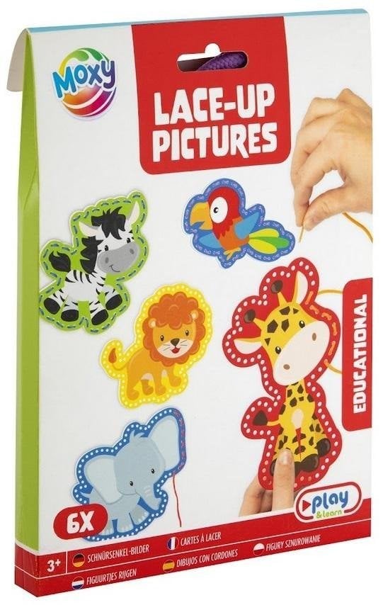 Adar Zestaw 6 koronkowych wzorów Zwierzęta