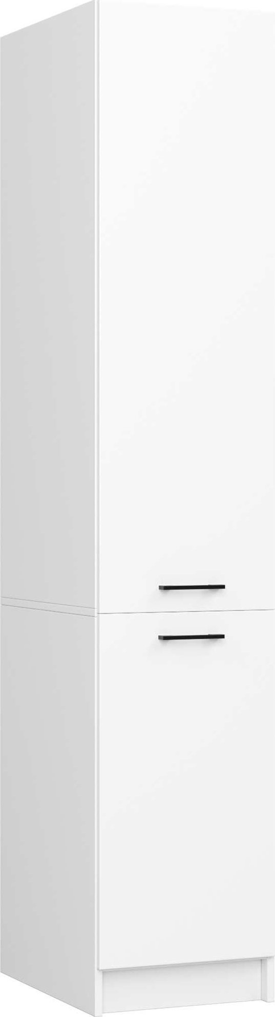 Akord Słupek kuchenny OLIWIA 40x205 cm 2 drzwi 6 półek biały