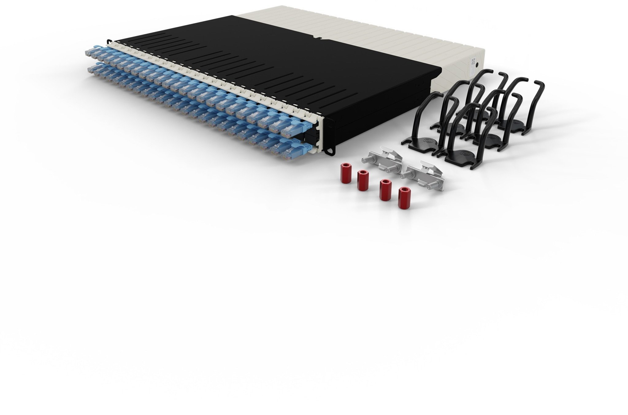 PATCHBOX PONEX8UTPBL kabel sieciowy Niebieski 0,8 m Cat6a U/UTP (UTP)