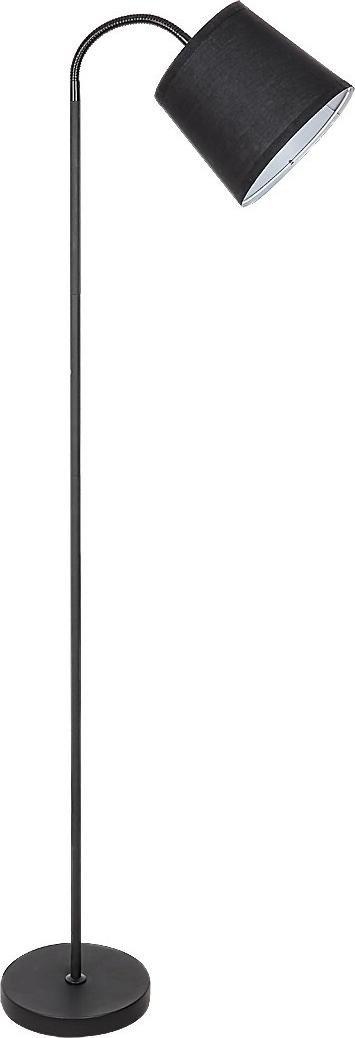 Lampa podłogowa Rabalux Abażurowa lampa podłogowa Godric stojąca z regulacją czarna