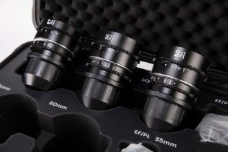 Obiektyw Venus Optics Zestaw obiektywów Venus Optics Laowa Nanomorph 27 mm, 35 mm, 50 mm S35 Blue do Arri PL / Canon EF