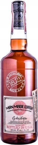 BIOK Laboratorija 18.21 Man Made Wash Sweet Tobacco daugiafunkcė priemonė vyrams 3in1: šampūnas, kondicionierius ir kūno prausiklis viename, 950 ml