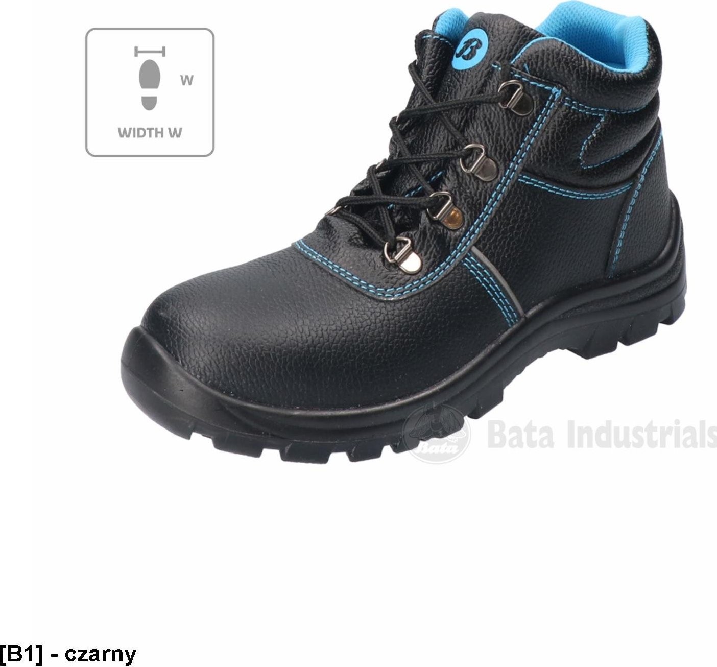 BATAINDUSTRIALS Sirocco blue W B77 - ADLER - Buty do kostki unisex, Tunnel system, antystatyczne, stalowa wkładka, podnosek ochronny, 1 kolor - - czar