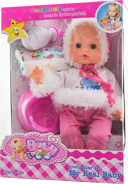 EURObaby Lalka interaktywna z akcesoriami Eurobaby