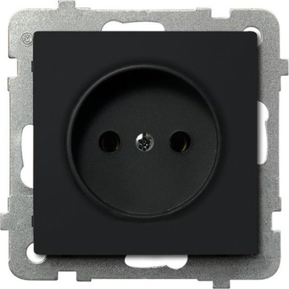 Ospel Ospel Sonata czarny - gniazdo pojedyncze GP-1R/m/33