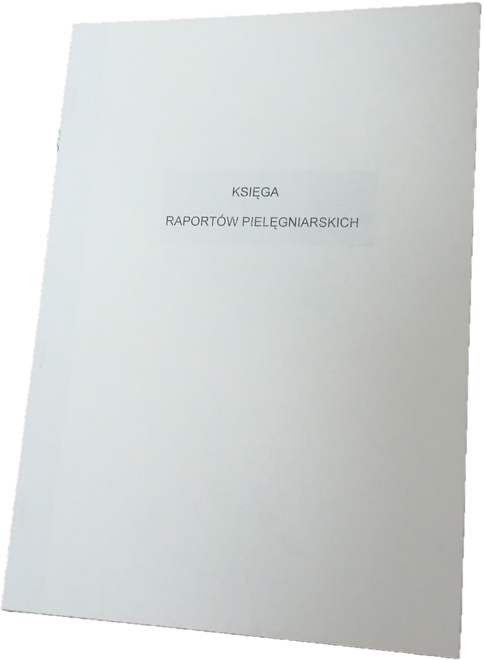 Księga raportów pielęgniarskich A4