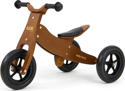 Milly Mally Jeździk 2w1 Look Dark Natural