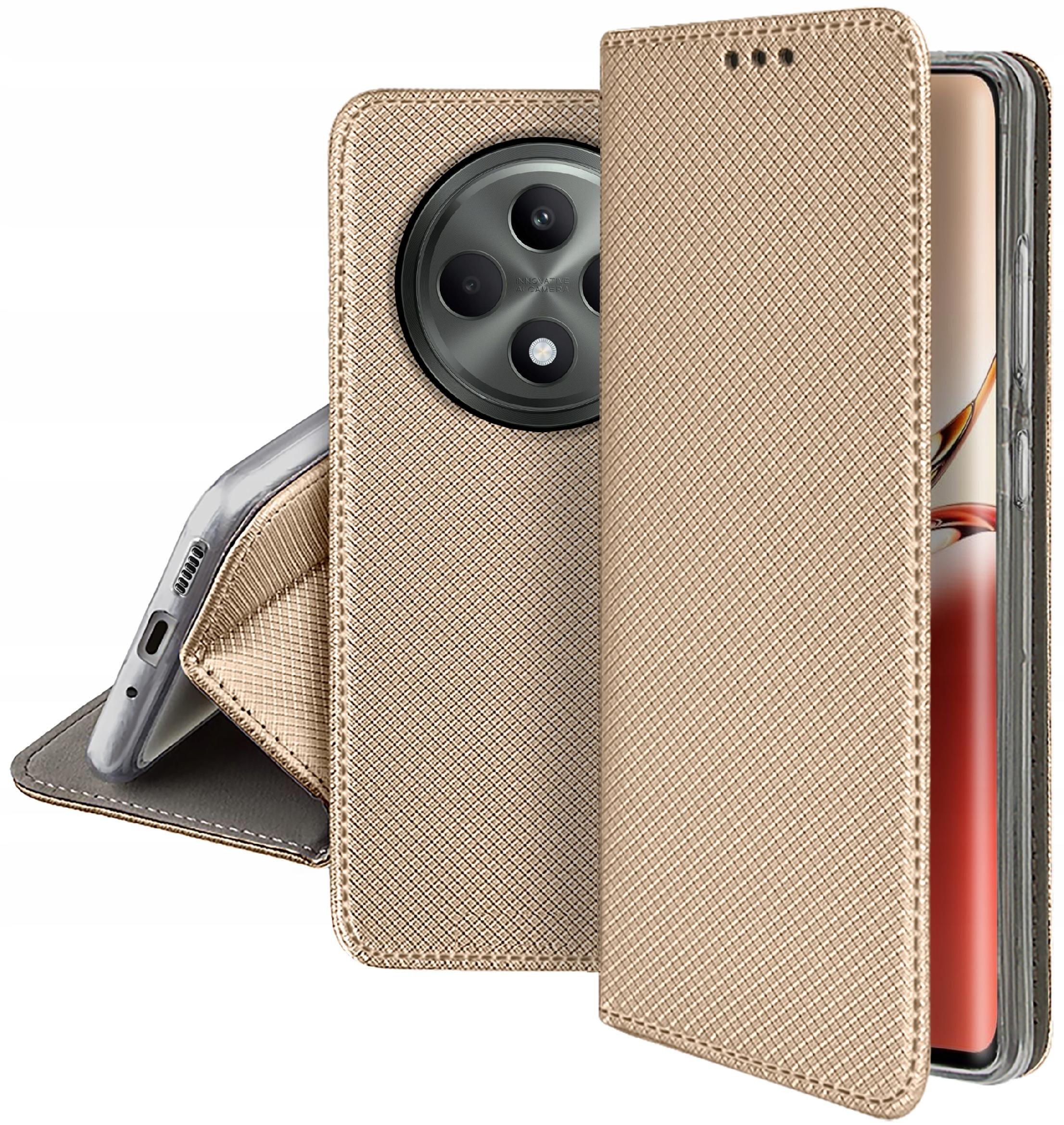 Etui do Oppo Reno 12 F 5G | 12 FS 5G SMART MAGNET CASE PORTFEL + SZKŁO 9H